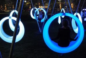 LED-swing-chair