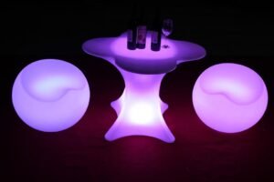 led apple chair