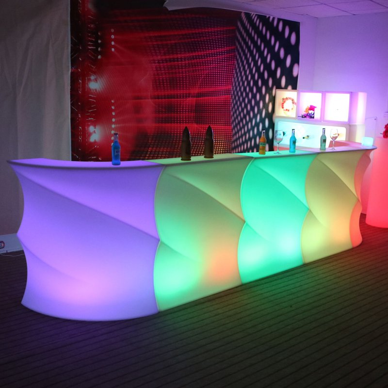 modular LED bar counter furniture