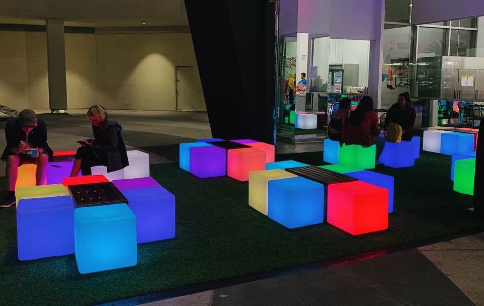led cubes furniture for lounge