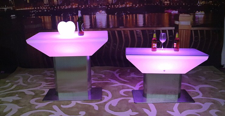 LED tables set the tone for unforgettable moments