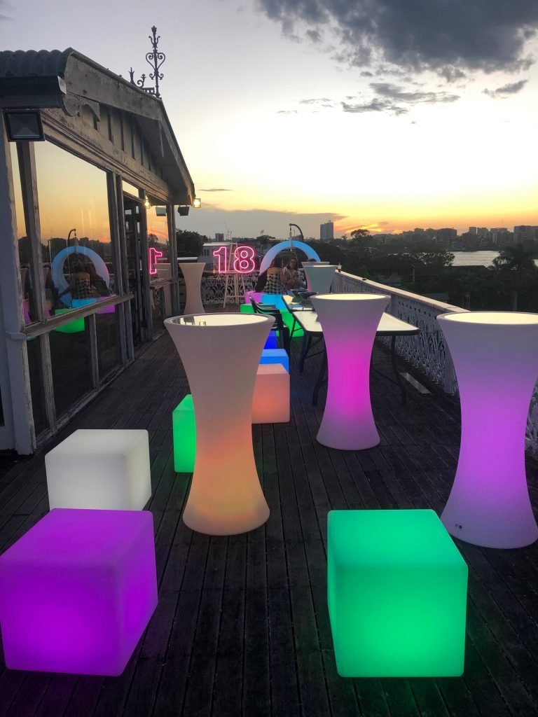 adapt to the atmosphere led tables