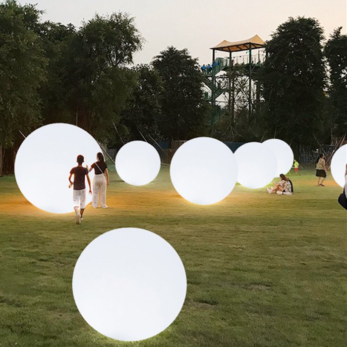 large light up balls for garden