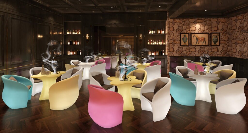 Colorfuldeco Hookah Bar Furniture transform Your Lounge into a Luxurious Oasis