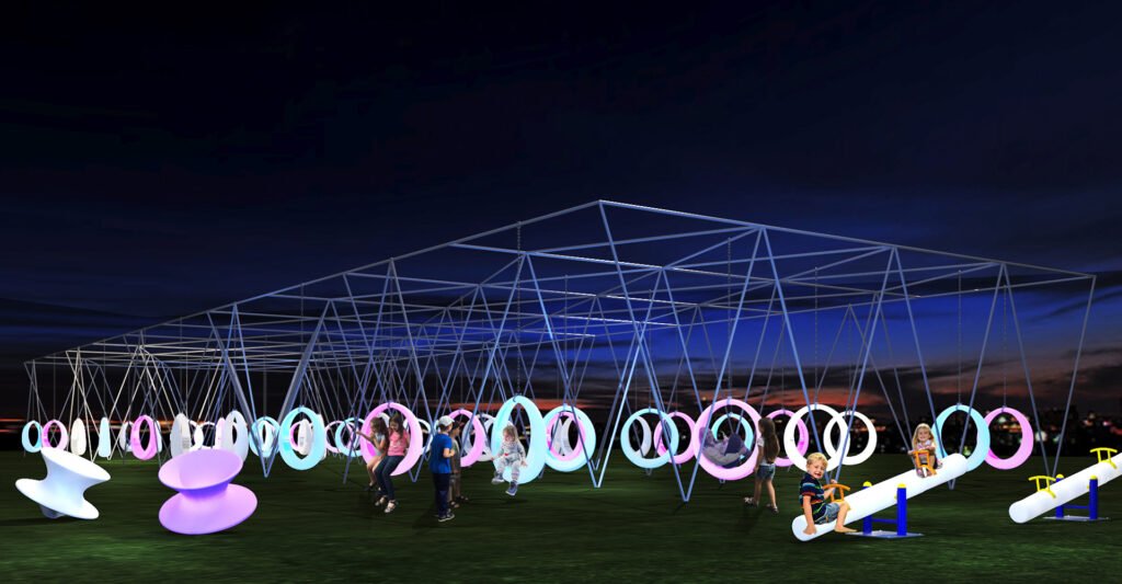 Glow Games LED Furniture for Park and Community Recreation Projects