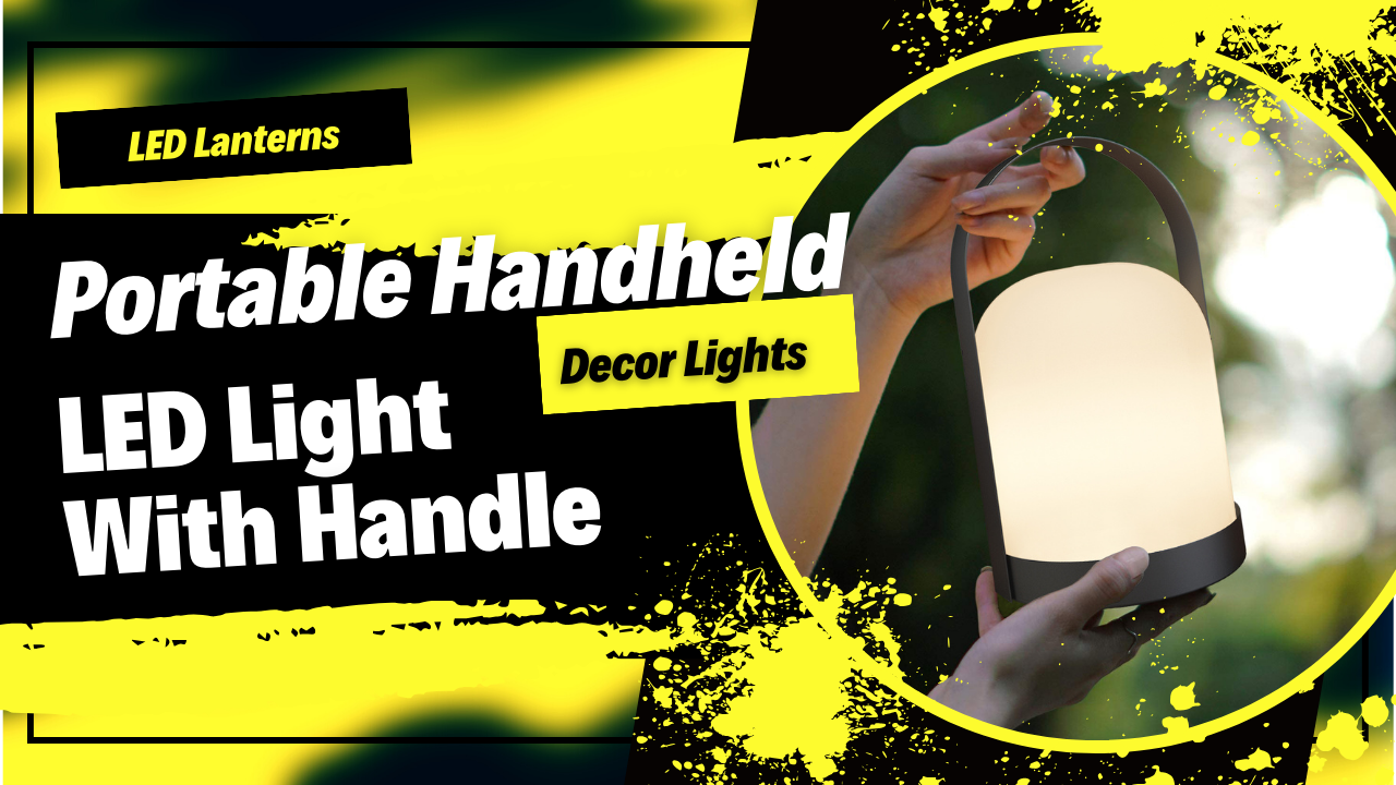 Portable Handheld LED Light With Handle