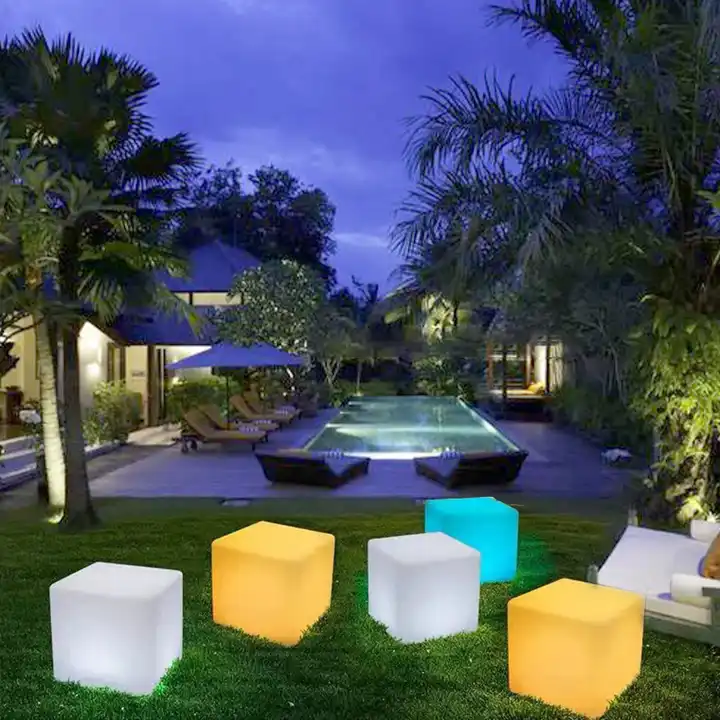Glow Cubes for Transforming Hotels and Resorts pool