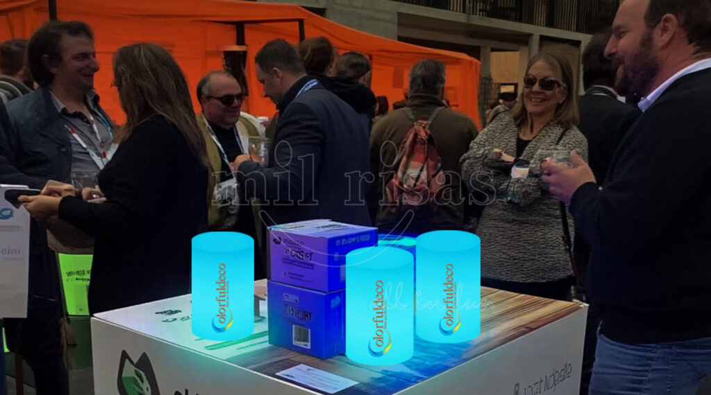 Customizable Glowing LED Furniture Creating Fun and Interactive Market Spaces
