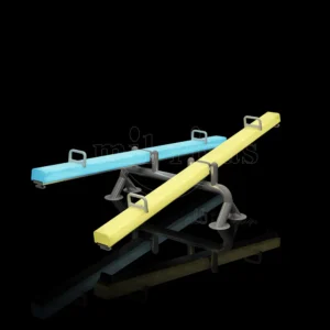 Square Twin LED Seesaw 4m