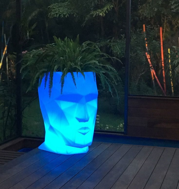 Colorfuldeco Glow in the dark head planters