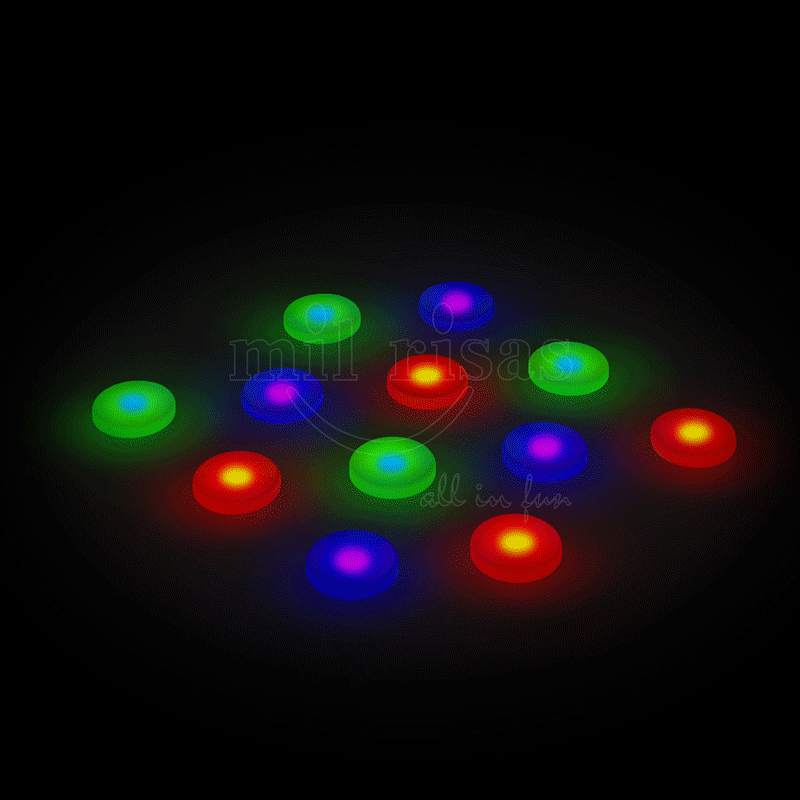 Dynamic Color-Changing LED Floor Tiles