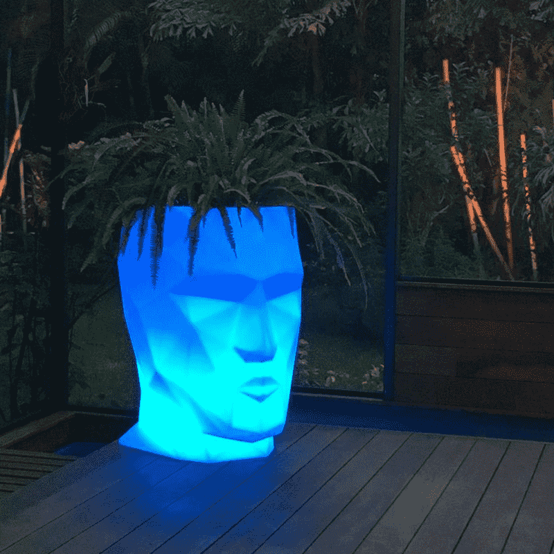 Glow In The Dark Head Planters