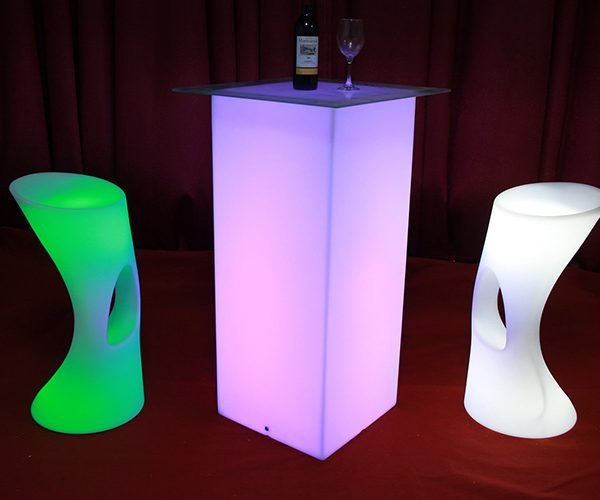 LED cube table
