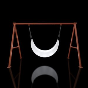 LED half moon chair