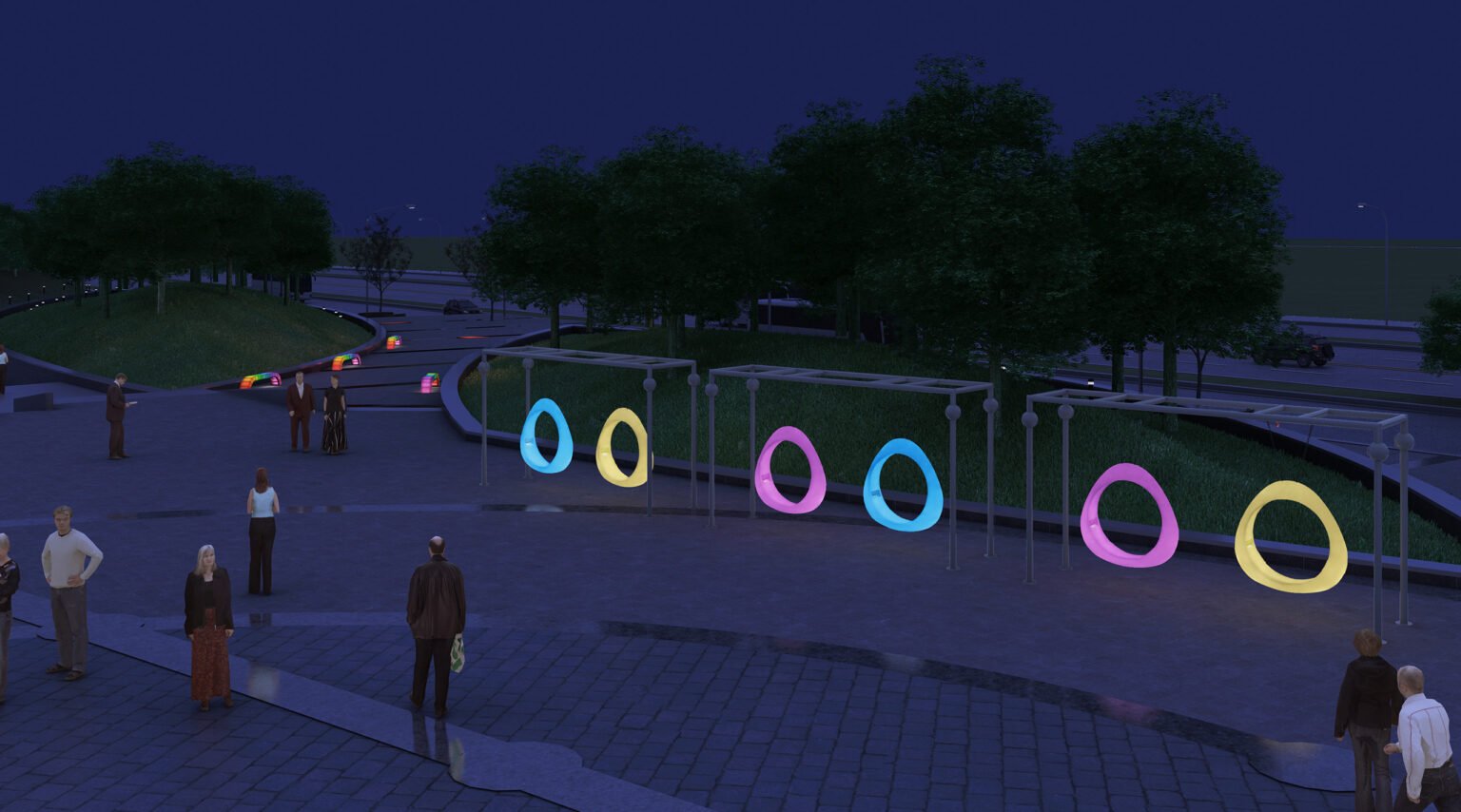 Light up the Garden with Glow LED Swing Chair Furniture