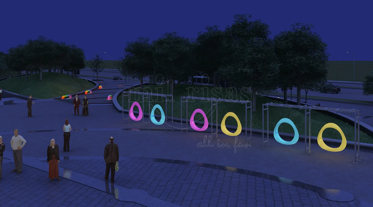 Light up the Garden with Glow LED Swing Chair Furniture