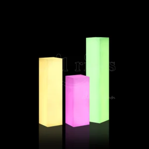 Columnas iluminadas