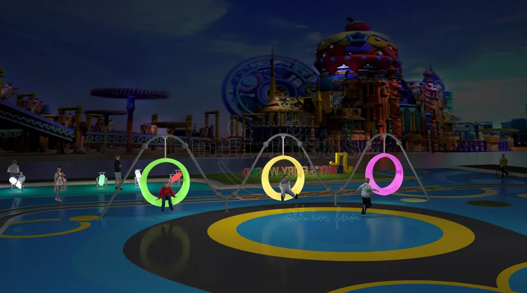 Spark Joy and Interaction at Your Amusement Park with Stunning LED Glow Swings