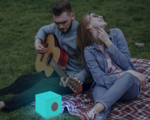 Urban Sound Cube Color Changing Speaker that Trendy Colorful Speakers for a Modern Vibe