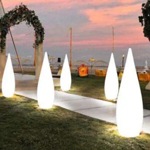 Buiten Waterdruppel Vloerlamp Decoratief Uw Tuin