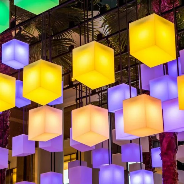 Glow LED-lichtkubus