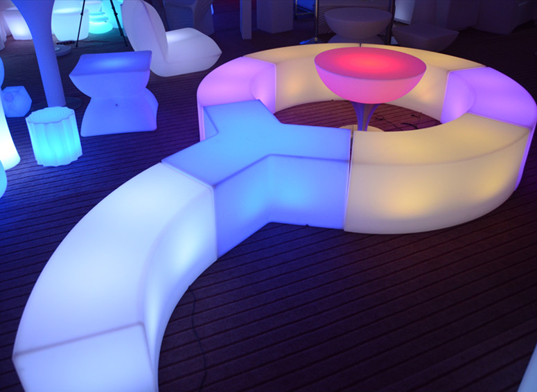 Glowing LED Bar Stools