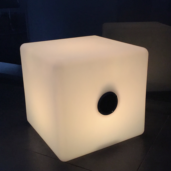 LED cube lamp bluetooth speaker