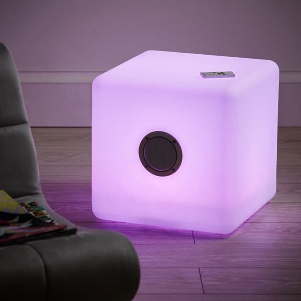 Bluetooth LED Cube Speaker