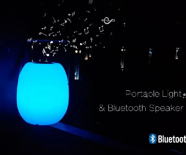 Altavoz de linterna LED Bluetooth para exteriores
