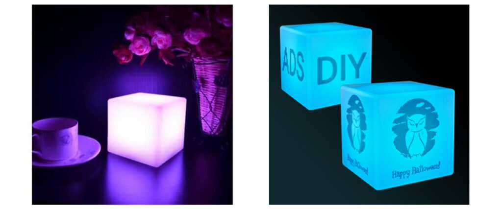 Colorfuldeco LED cube table lamp