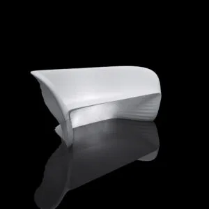 Divano doppio con illuminazione a LED con Wave