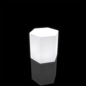 Taburete hexagonal Light-up