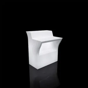 Barra de Bar LED Recta con Cubo Mobiliario LED Iluminado Colorfuldeco