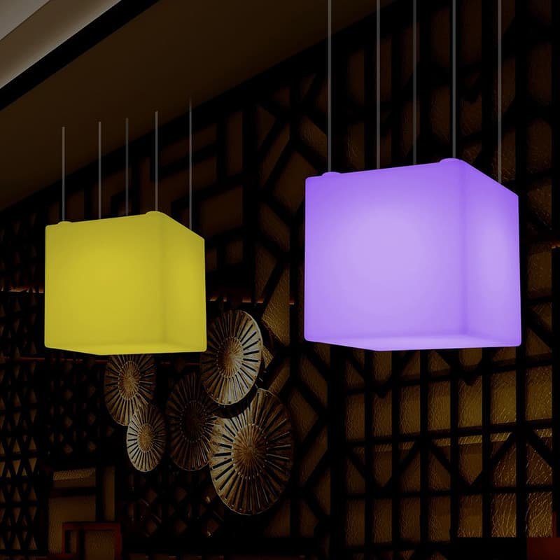 LED Cube Hanging Light