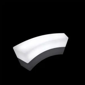 Banco de parque curvo LED