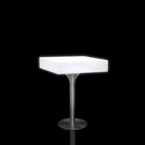 LED Square End Table 76cm Light-up Furniture Colorfuldeco