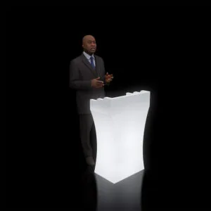 Podio con illuminazione LED RGB Mobili LED Colorfuldeco