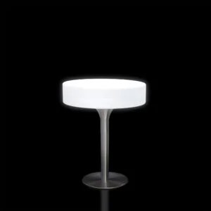 Table de bout ronde lumineuse 76cm Meubles LED Colorfuldeco
