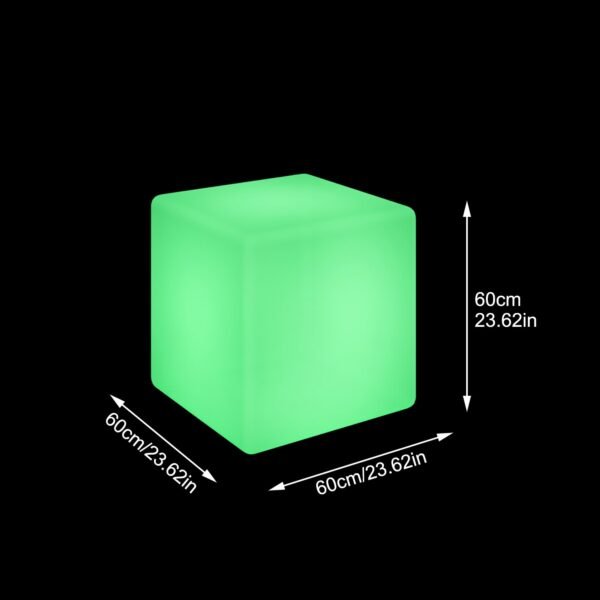 Size of LED Cube Floor Lamp 60cm