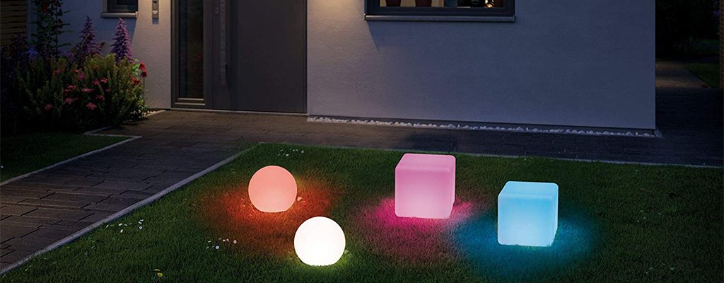 Solar Cube Garden Lights 20x20x20cm