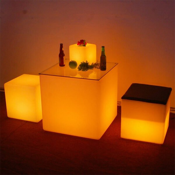 glow cube chairs