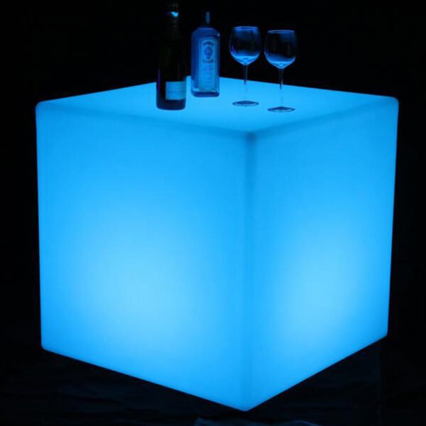 glow cube table