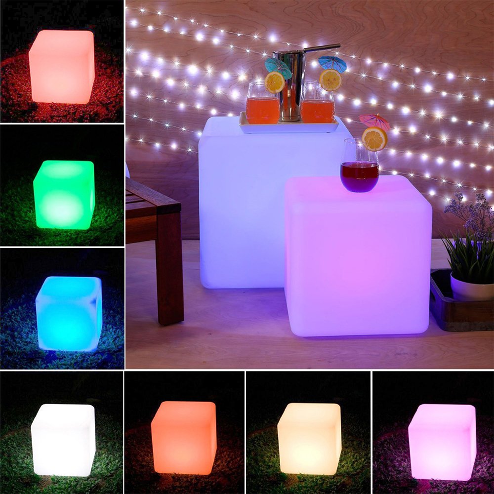 illuminated cube seat