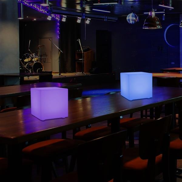 led cube table lamp