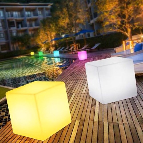 led outdoor cube furniture