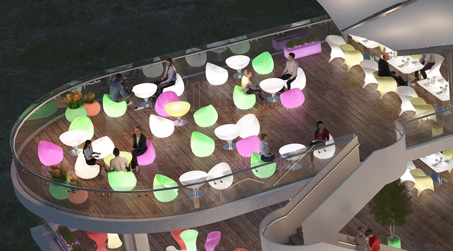 Add Glow and Elegance to Your Hotel Terrace with a Stylish Coffee Table