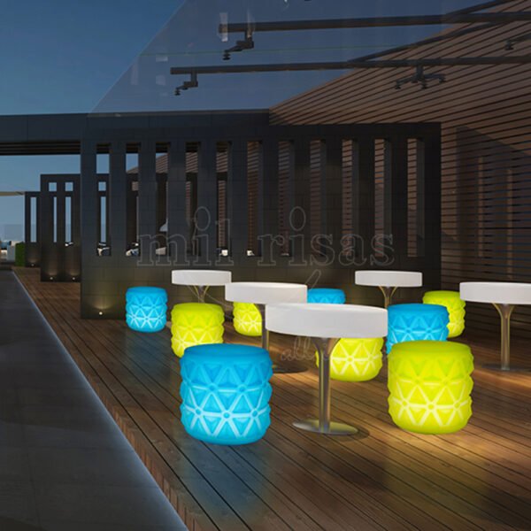 Add a Tropical Glow to Your Patio with the LED Pineapple Stool
