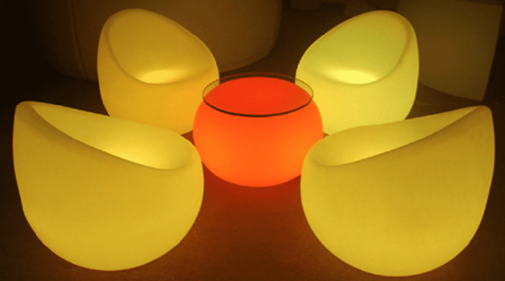 Cozy Outdoor LED Bean Bag Chair with Durable Design