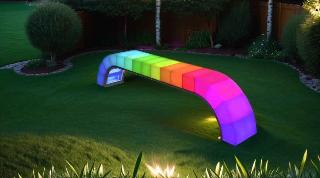 Create a Stunning Ambiance with the LED Park Long Bench