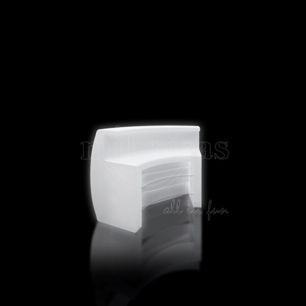 Curved Light-up Bar Counter Table LED Bar Furniture Colorfuldeco